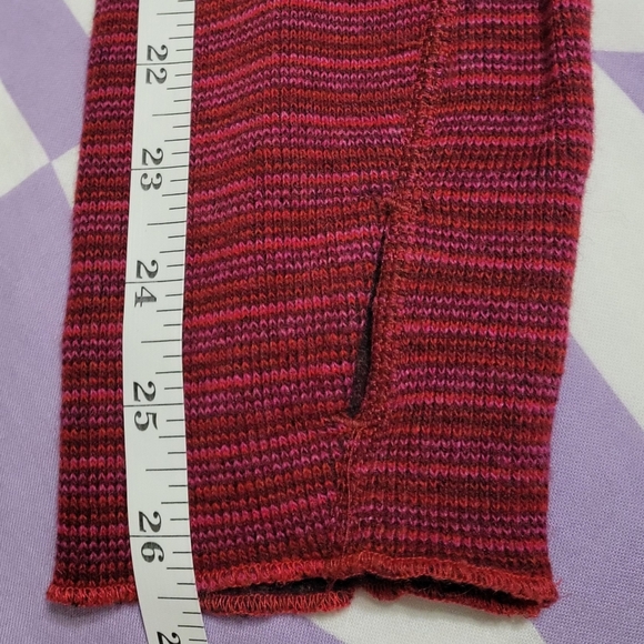 Mountain Hardwear Serrana Turtleneck Sweater Wool Blend Women's Large Red - Picture 10 of 10